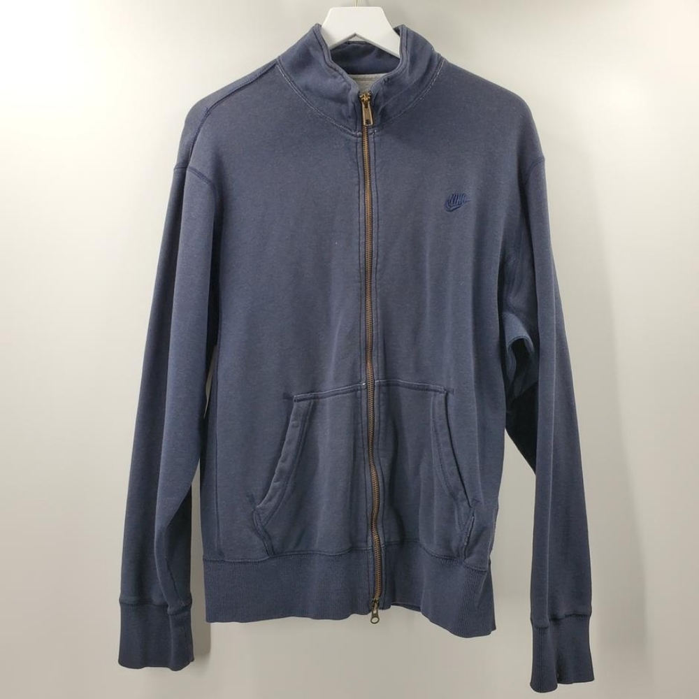 Nike Dark Blue Worn Full Zip Jacket Athleisure Men